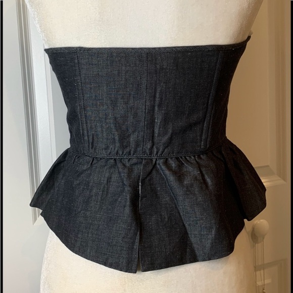 Forever 21 Black/Grey Bustier - Picture 2 of 5